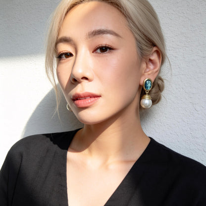 Vintage Pearl Drop Earrings