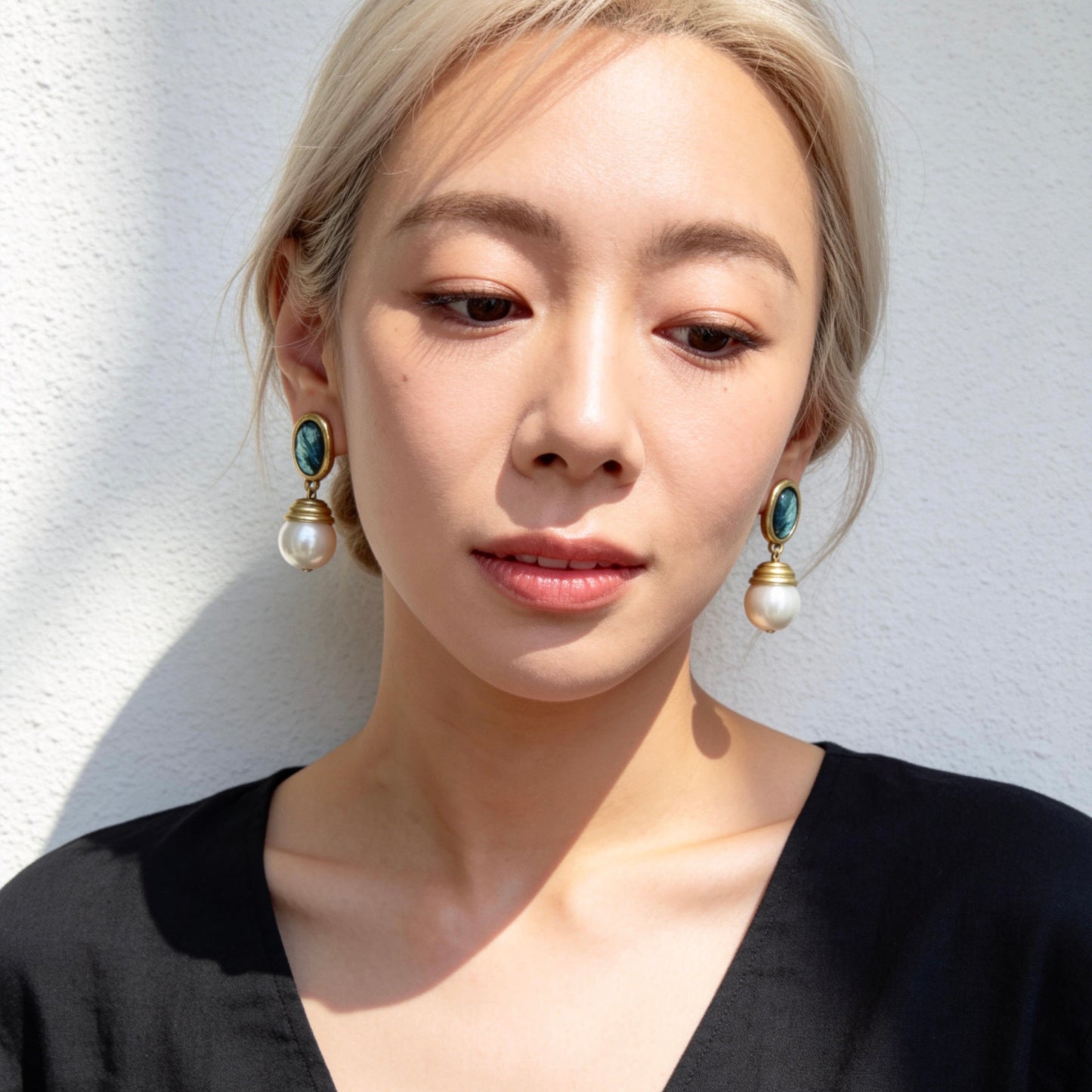 Vintage Pearl Drop Earrings