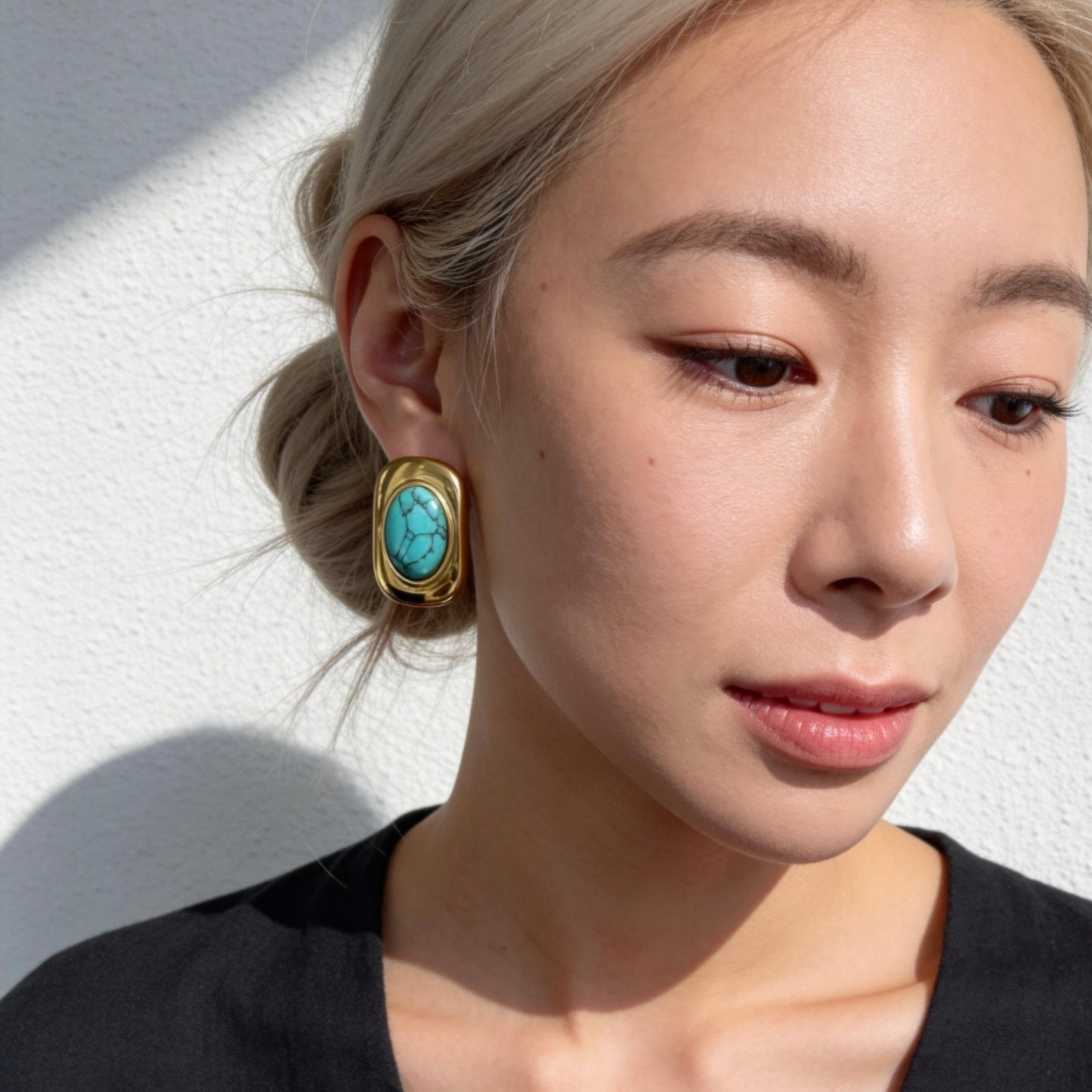 Vintage Turquoise Stud Earrings