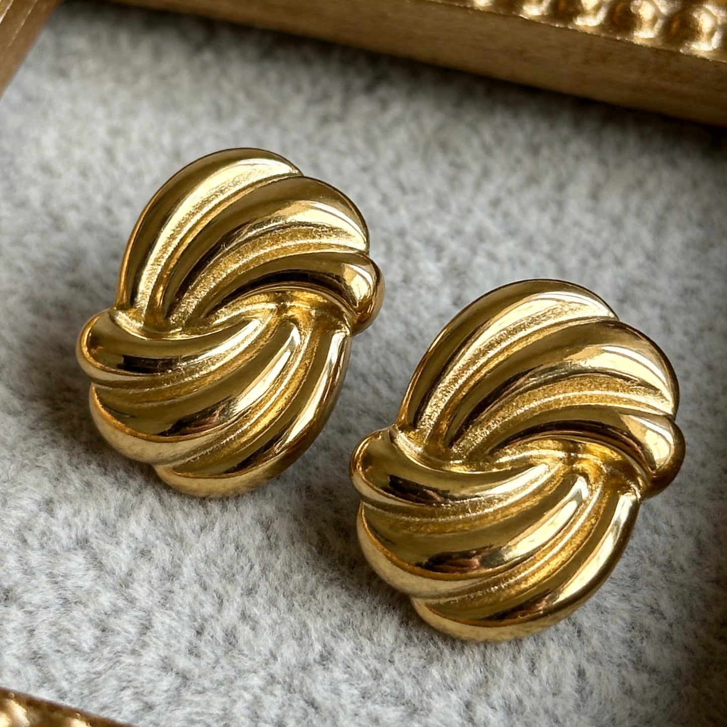 Twisted Knot Stud Earrings