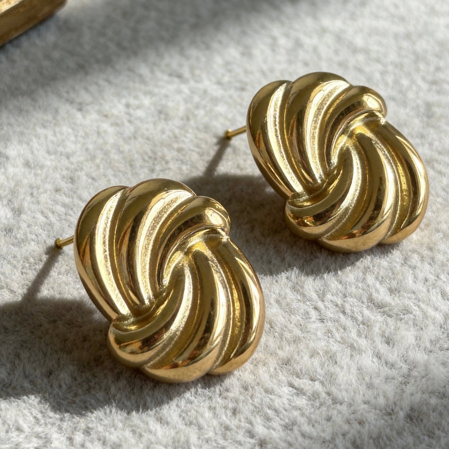 Twisted Knot Stud Earrings