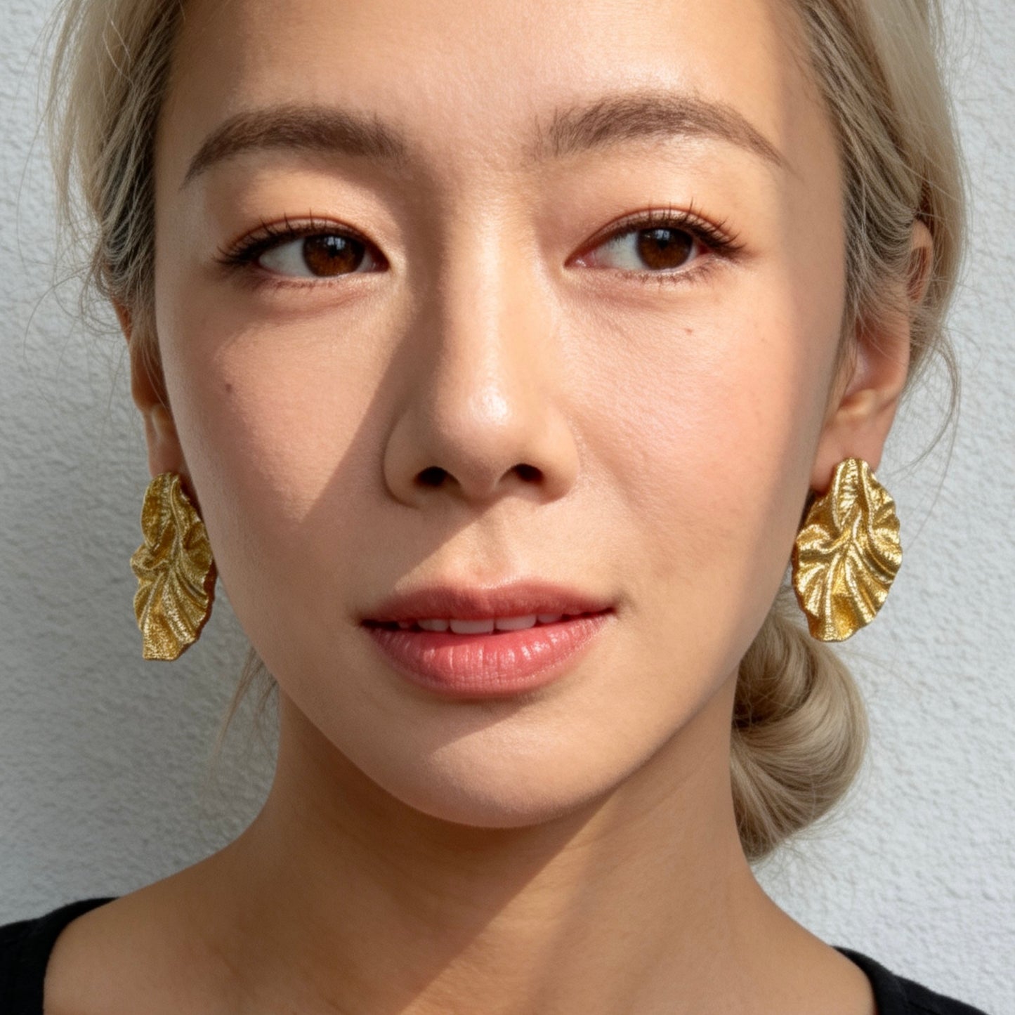 Abstract Texture Statement Earrings