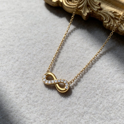 Crystal Infinity Symbol Necklace