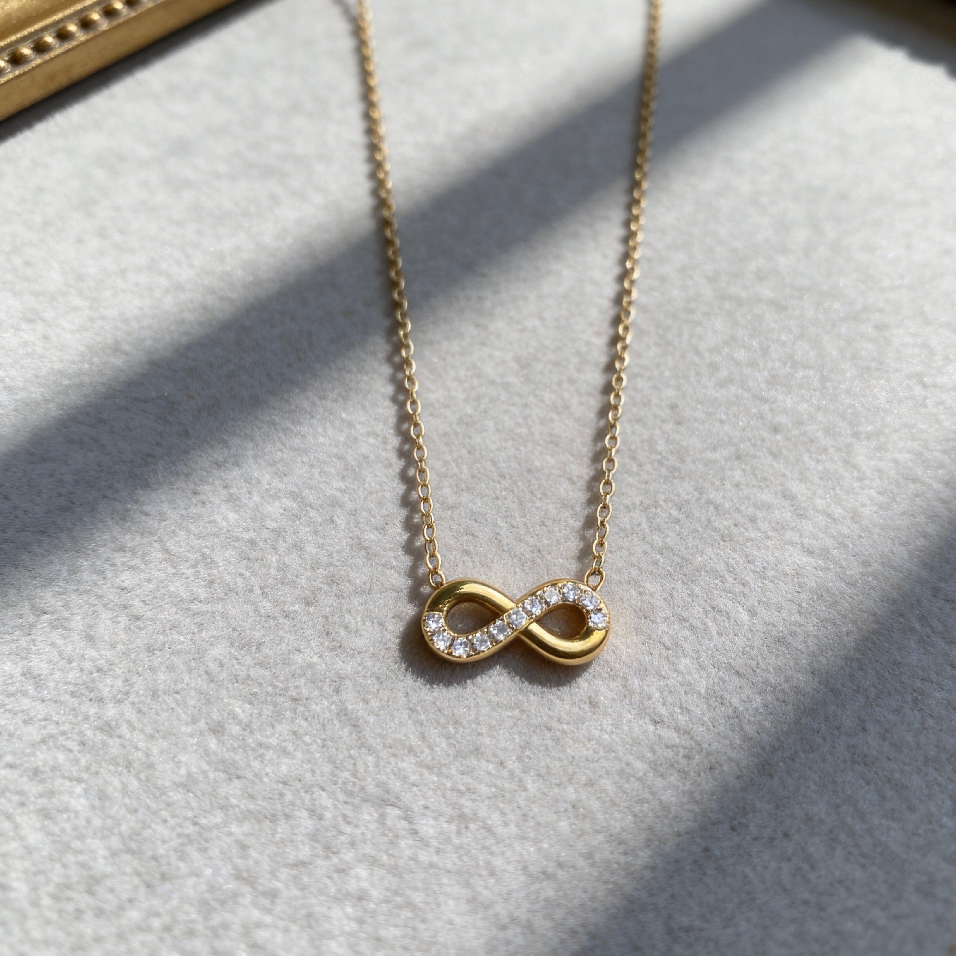 Crystal Infinity Symbol Necklace