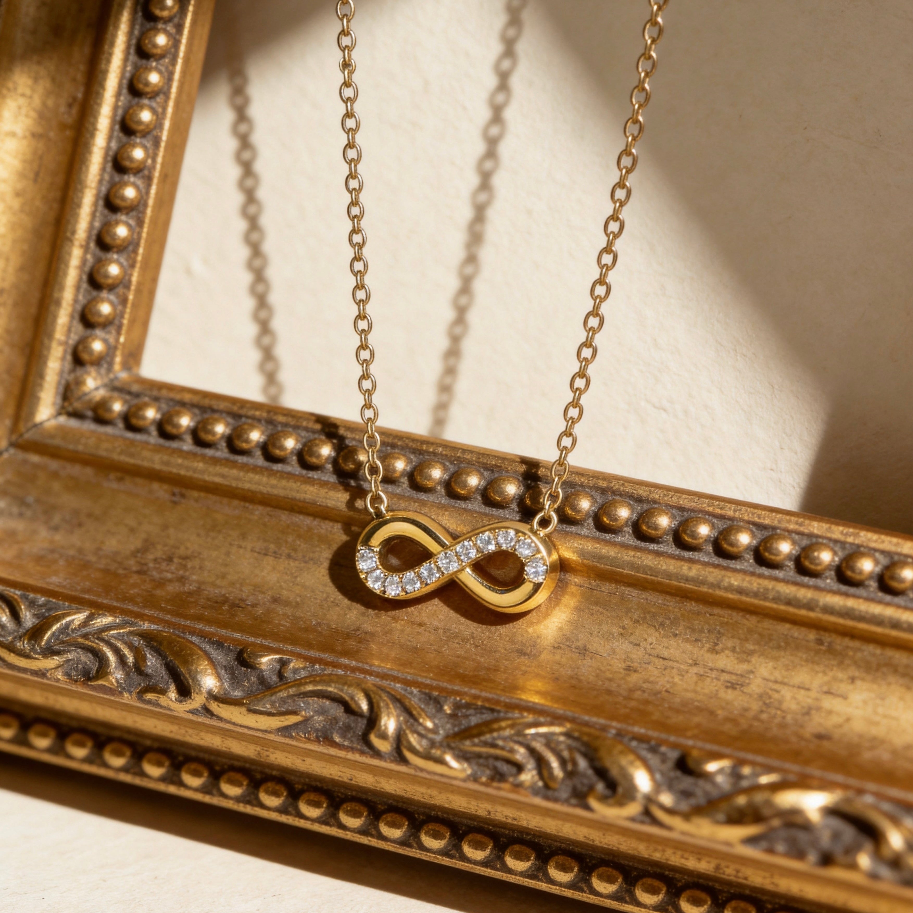Crystal Infinity Symbol Necklace