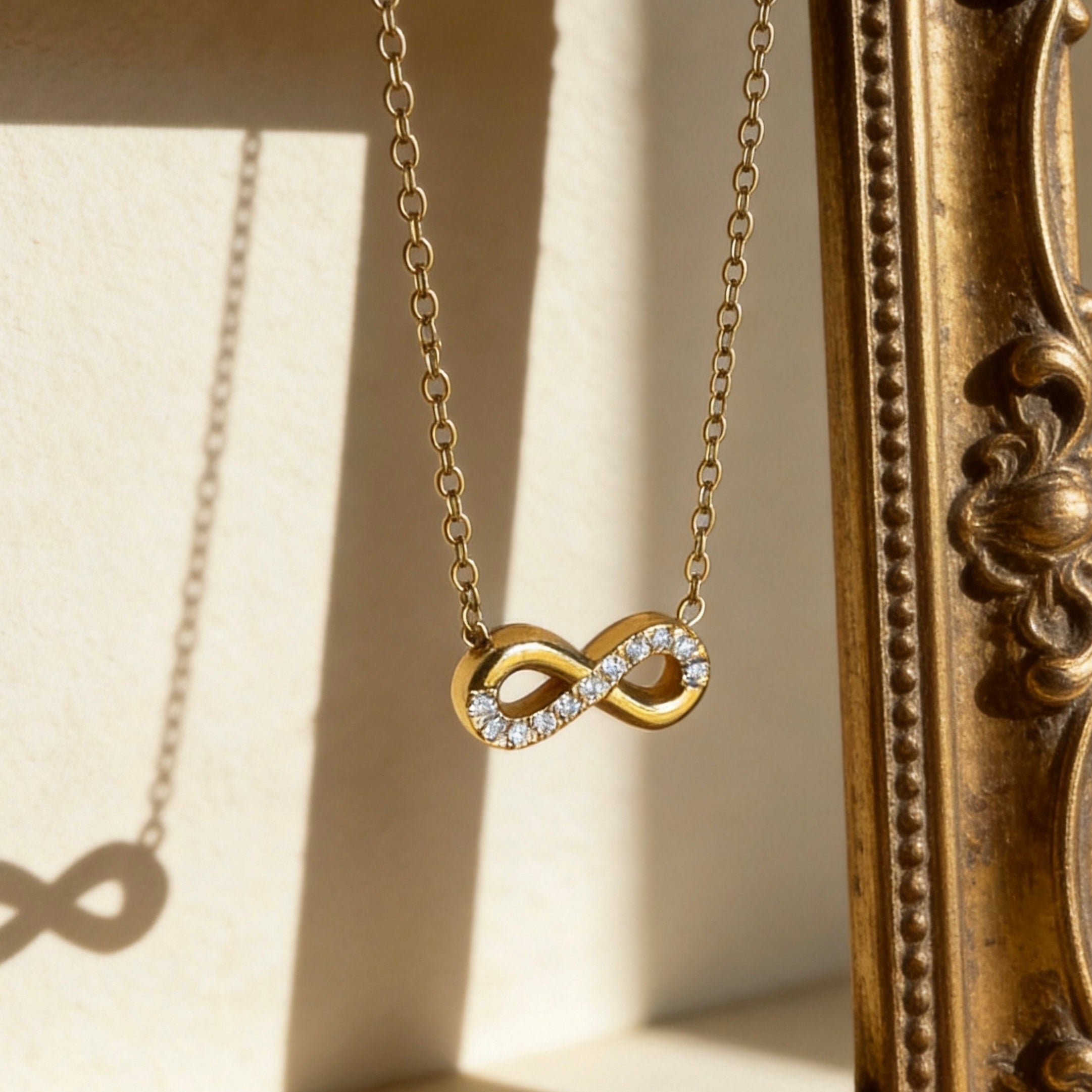 Crystal Infinity Symbol Necklace
