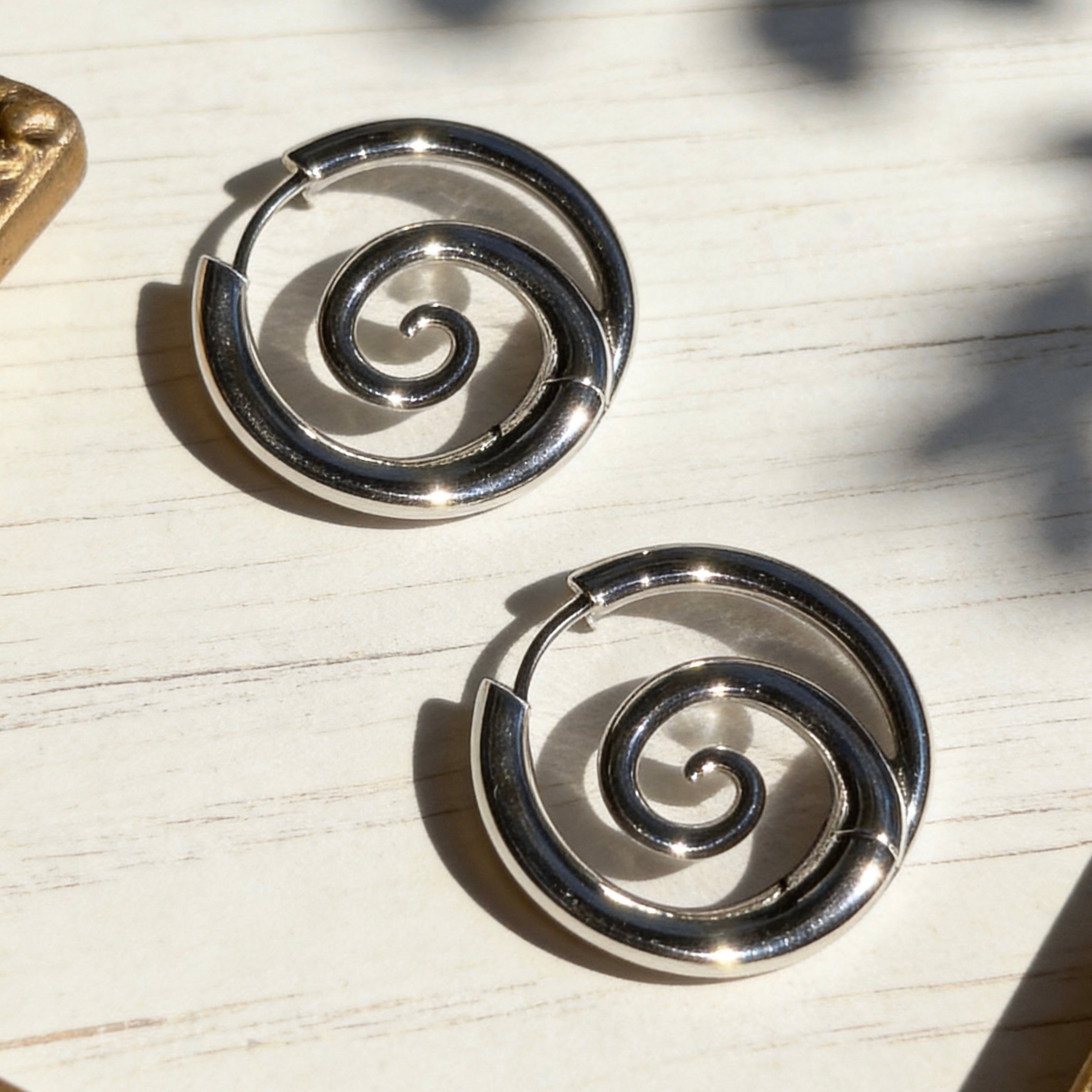 Spiral Hoop Earring Series